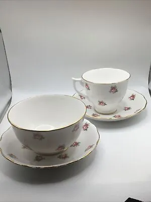 Buy Vintage Melba English Bone China Tea Set Rose Floral Design Cup Saucer Sugar Pot • 3.99£