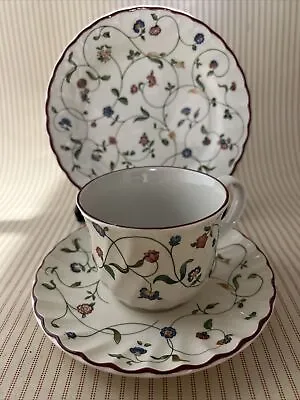 Buy Trio Set Of Staffordshire Tableware 'Oakwood' Tea Cup And Saucer Plus Tea Plate • 12.95£