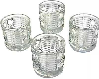 Buy Set Of 4 Elegant Windsor Votive Candle Holder Glass Clear Stunning Heavy 3  Tall • 23.67£