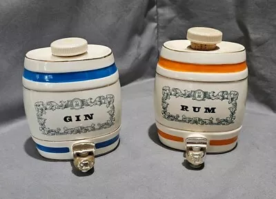 Buy Vintage Wade Pottery Gin & Rum Barrels • 13.99£