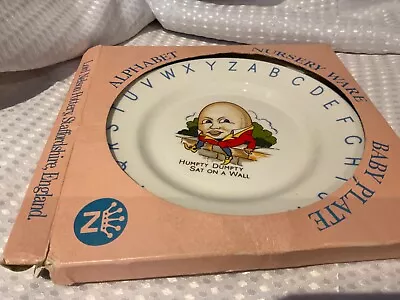 Buy Humpty Dumpty Nelson Pottery Vintage  Baby / Nursery Rhyme Porcelain Plate • 9.99£