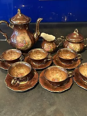 Buy Stunning 1920s German Bavaria Waldershof Tea Set Teapot Cups Saucers Sugar Cream • 25£