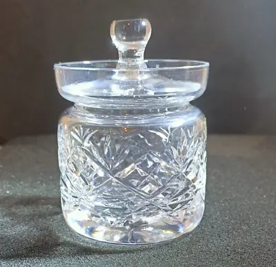 Buy Antique Vintage Cut Crystal  Jam Jar • 4.50£