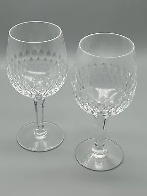 Buy Royal Doulton  Vintage Cut Crystal Set Of 2 Clarendon Wine Glasses • 28.77£