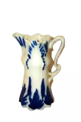 Buy Art Nouveau Stoneware Pitcher Salt Glazed Flow Blue Ornate Antique • 60.53£