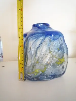 Buy Rare ‘Rustikal’ Glass Vase By Jan Gabrhel-Chlum U Trebone - Czech Sklo 1960s • 165£