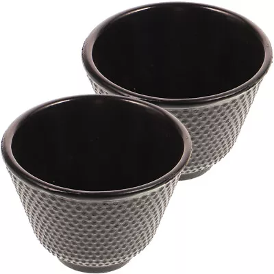 Buy  2 Pcs Cast Iron Teacup Teapot Cups Japanese Sake Decorative Set Bone China Mug • 12.99£