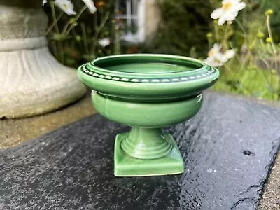 Buy A Vintage Dartmouth Of Devon Pottery Pedestal Vase 10cm Tall • 25£