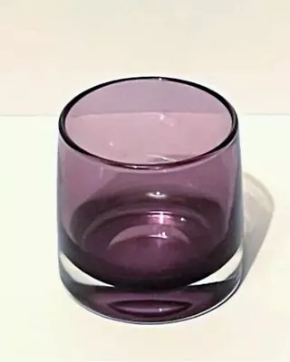 Buy Quality Heavy Purple / Amethyst Glass Tumbler • 15.99£