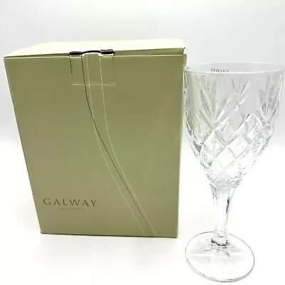 Buy Galway Irish Crystal Renmore Goblets Set Of 4 - NEW IN BOX - Wine Glasses • 28.41£