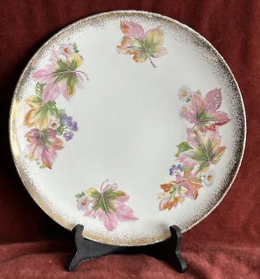 Buy Antique Sevres China 10” “Fall Leaves” Pattern Dinner Plate  C1900-1908 France • 128.37£