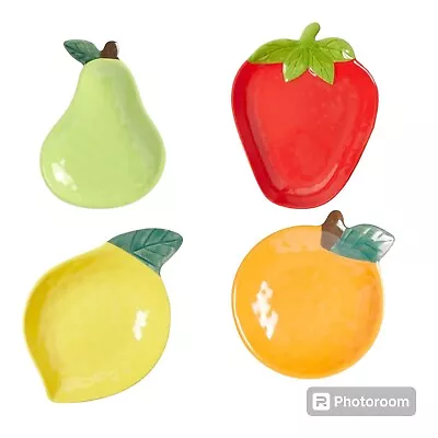 Buy Hello Summer Fruit Bowl Strawberry Lemon Orange Pear Home Table Decoration  • 17£