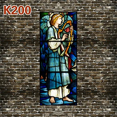 Buy Self-adhesive Opaque Window Film Light Filter Church Stained Glass Sticker Decor • 16.19£