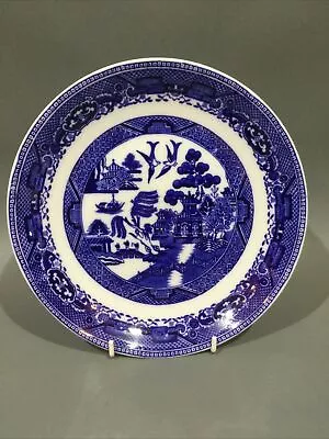 Buy Aynsley Bone China Blue & White Willow Pattern Cake Plate • 9.95£