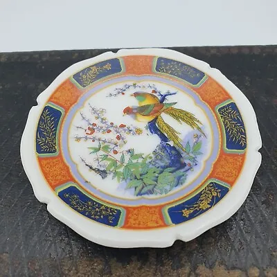 Buy Rio. De Mallorca Vintage Hand Painted Porcelain Miniature Plate, Birds On Branch • 3.99£