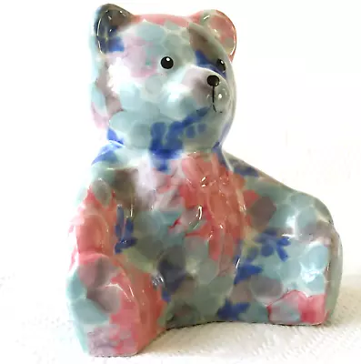 Buy Park Rose – Ceramic Teddy Bear Figurine – Chintz / Floral – Bridlington England • 11.99£