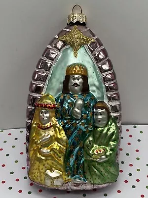 Buy Glassware Studio Wise Men Magi 3 Kings Blown Glass Christmas Ornament~Large~6.5  • 13.01£