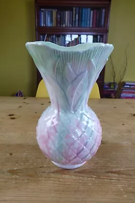 Buy Vintage Sylvac Vase No 730 Pink/Green Pineapple 10  High • 9£