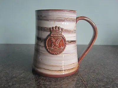 Buy WOLD Studio Pottery - Large Tankard - 829 Naval Air Squadron Seal • 16.99£