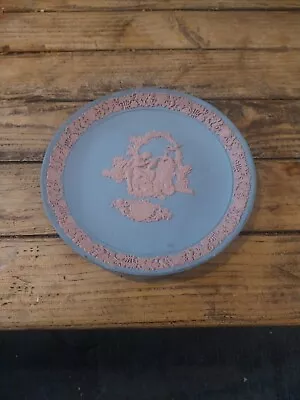 Buy Wedgwood Jasper Ware Pink And Blue Valentine's Day 1987 Plate - Limited Edition • 25£