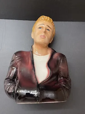 Buy Large James Dean Ceramic Figurine Bust 15” Painted W/Glossy Finish Clay Art • 95.31£