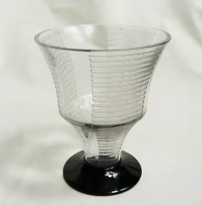 Buy Daum Art Deco Glass Vase With Acid Etched Geometric Decoration • 175£