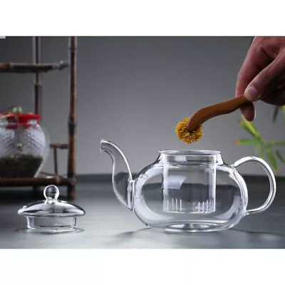 Buy  Loose Leaf Tea Steeper Pot Glass Teapot High Temperature Resistance • 12.37£
