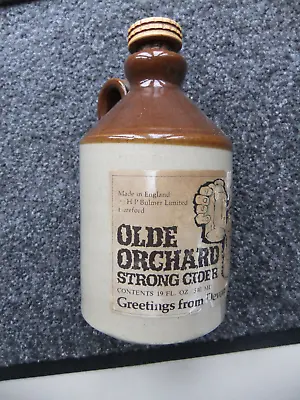 Buy Vintage  Cider Stoneware Flagon  By Pearson's Of Chesterfield With Cork Stopper • 9.99£