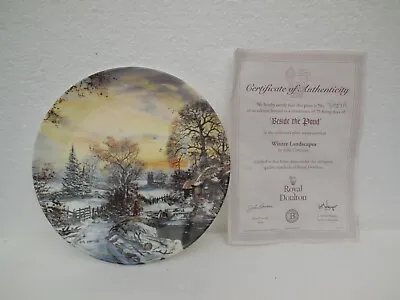 Buy Royal Doulton  Bone China Collector's Plate ~Beside The Pond ~ Limited Edition • 5£
