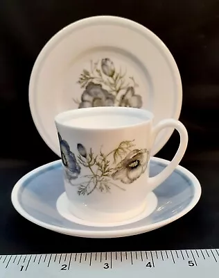 Buy Wedgwood Susie Cooper Glen Mist Trio - Coffee Can / Saucer / Side Plate 1st Qual • 6£