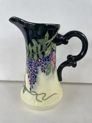 Buy Pretty Hand Painted Old Tupton Ware Wisteria Design Flowers Jug Vase 19cm High • 12.99£