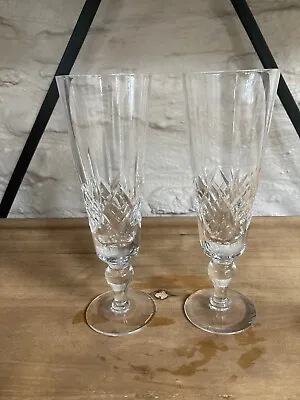 Buy Stuart Crystal Glengarry Tall Champagne Glasses 17 1/2  Tall • 20£