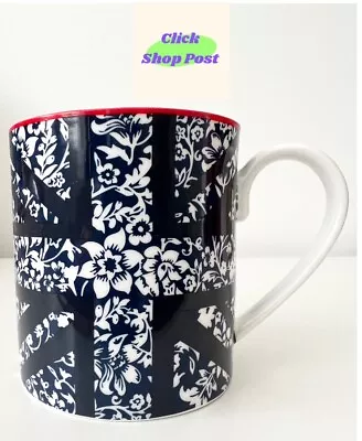 Buy New Style M&S Marks And Spencer Floral Union Jack Mug Tea Coffee British London • 14.99£
