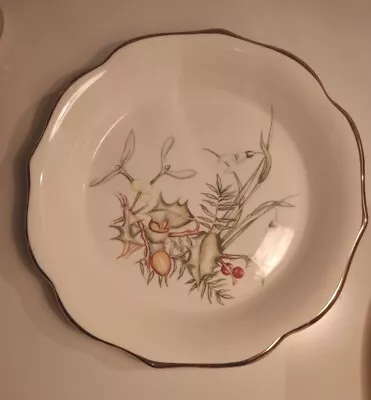 Buy Royal Winston Lottery Ironstone Miseltoe And Holly Design Dish/Plate VGC 19 Cm  • 8£