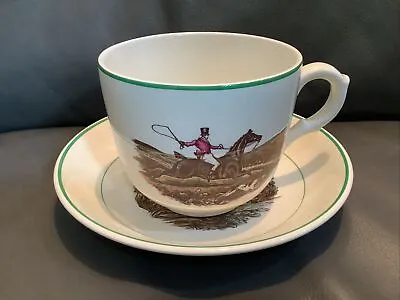 Buy Adams By Wedgewood Sport Series Ironstone Lge Cup & Shallow Bowl/Saucer, Ex Con • 9.99£