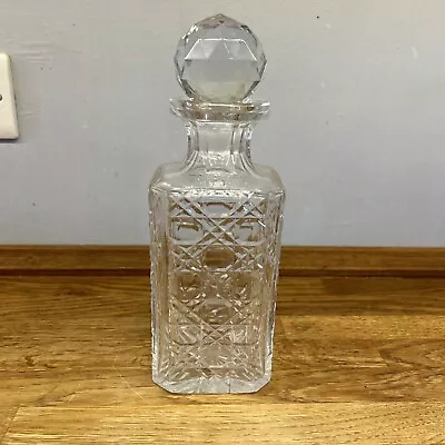 Buy Vintage Brierley Crystal Stratford Decanter, Signed And Heavy. • 14£