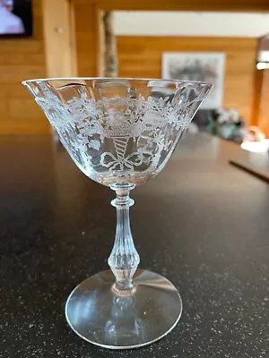 Buy Fostoria Corsage Pattern Champagne / Cocktail Glass Excellent Mint Condition • 12.28£