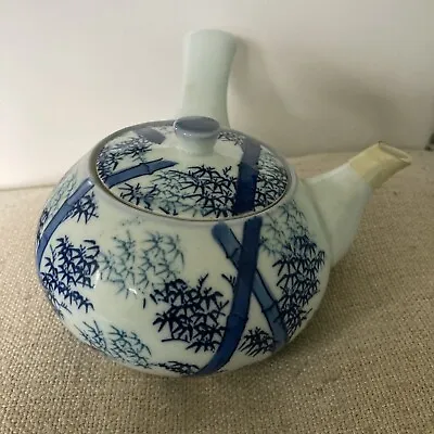 Buy Japanese Yokode Kyusu Blue & White Arita Ware Teapot • 35£