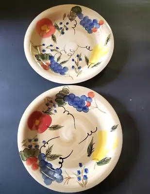 Buy 10  Vintage Royal Norfolk Stoneware Hand Painted Dinner Plate Set Of 2 • 2.88£
