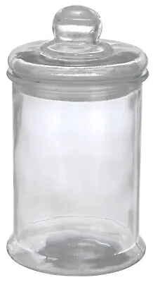 Buy Glass Cookie Jar Kitchen Storage Biscuits Sweets Vintage Style  Air Tight Lid • 9.95£