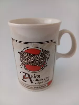 Buy Vintage Dunoon ARIES Zodiac Stoneware Mug Made In Scotland • 15£