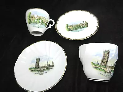 Buy Two Stanley Cups And Saucers  Buckingham Palace   Houses Of Parliament  London • 25£