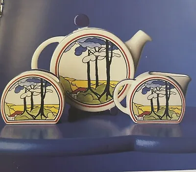Buy Wedgwood Clarice Cliff Teaset (Blue Firs) • 220£