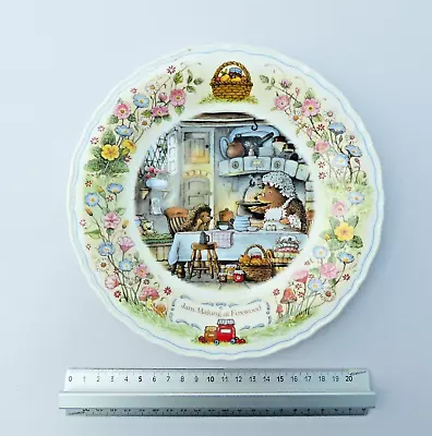 Buy Wedgewood Foxwood Tales Jam Making At Foxwood Brian Paterson Collectable Plate • 3.20£