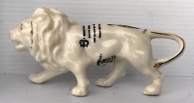 Buy Crested China: Rare Letterkenny Crest (county Donegal, N.ireland) Porcelle Lion • 10.99£