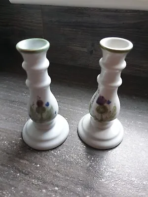 Buy Rare Pair Of Buchans Thistle Candlesticks, Mint, Father's Day? • 14.99£