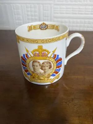 Buy Shelley China 1937 Royal Commemorative King George Queen Elizabeth + Princesses • 15£