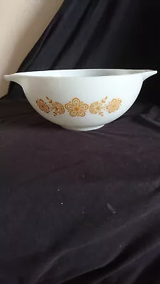 Buy Vintage Pyrex Jaj Rare Design Large 27 Cm Butterfly Gold Cinderella Mixing Bowl • 39.99£