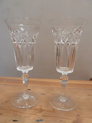 Buy Stuart Crystal Two Wine Glasses STU 112 Discontinued Design Vintage Preowned • 8£