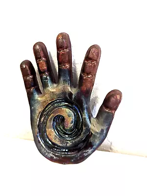 Buy Raku Pottery Spiral Spirit Hand Artist Signed Wall Art Hand Made Ceramic NWT • 23.97£